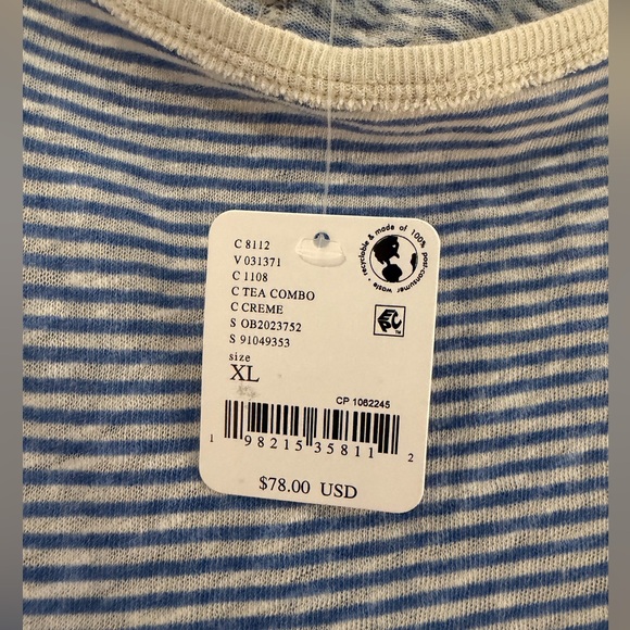 We the free Veronica striped tee NWT size XL - Picture 5 of 12
